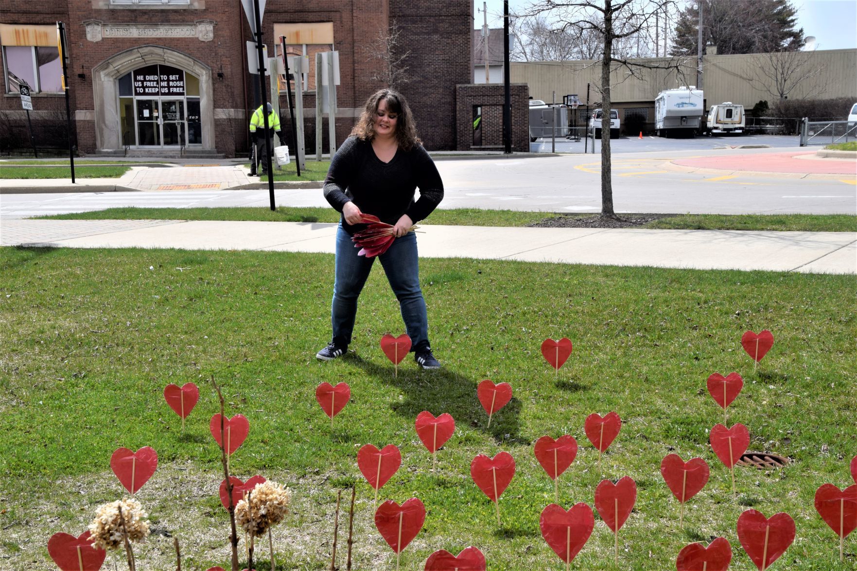 Sending her love